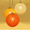 Hot Sale Modern Rattan Pendant Lamp Cotton Home Lighting from Zhongshan